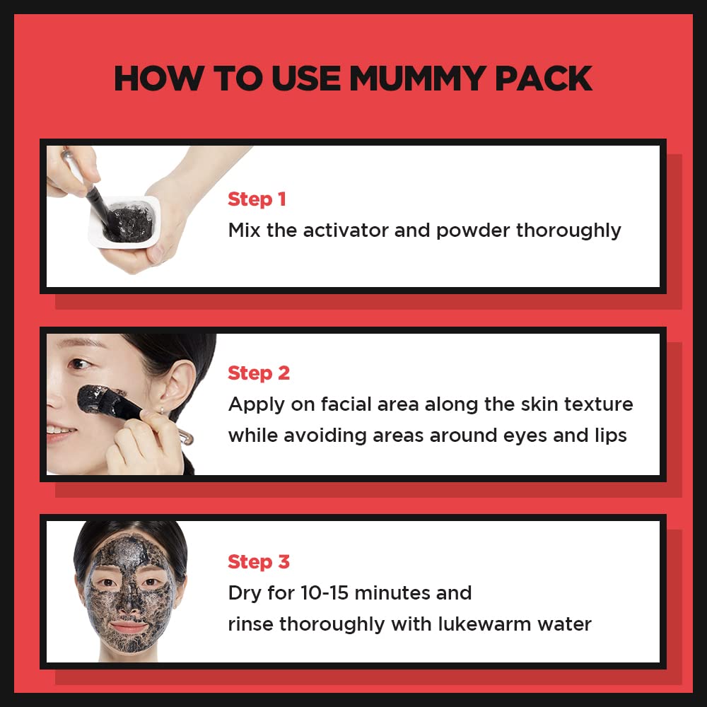 SKIN1004 Zombie Beauty MUMMY PACK & ACTIVATOR KIT, Wrinkles Treatment, Smoothening, Wrinkles, 140g