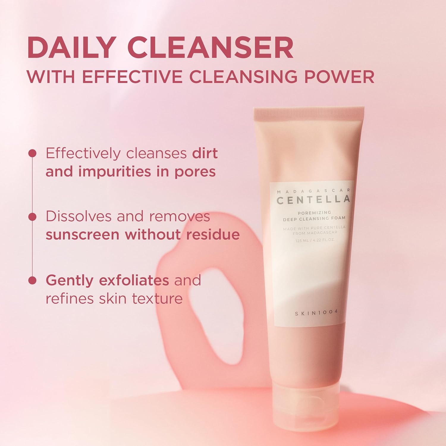 Madagascar Centella Poremizing Deep Cleansing Foam