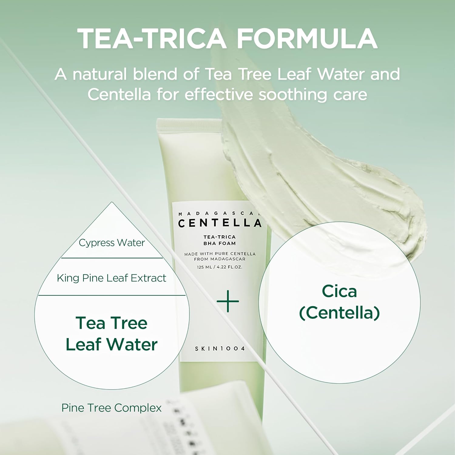 Madagascar Centella Tea-Trica Bha Foam